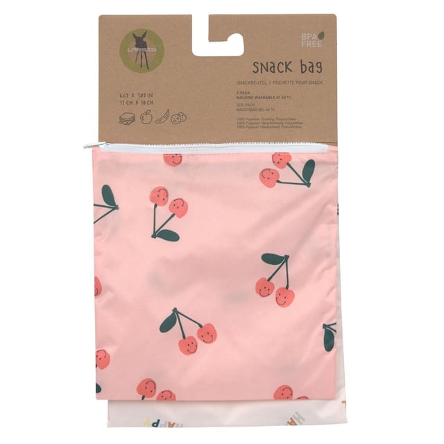 Lässig Snackpåse Happy Fruits Cherry 2 st