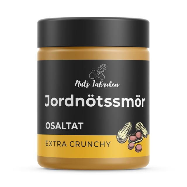 Nuts Fabriken  Jordnötssmör Osaltat Extra Crunchy 1000g