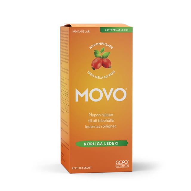 Movo Nyponpulver 190 st