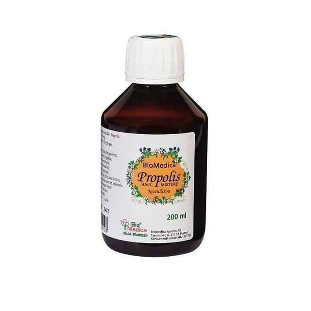 BioMedica Propolis Halsmixtur 200 ml