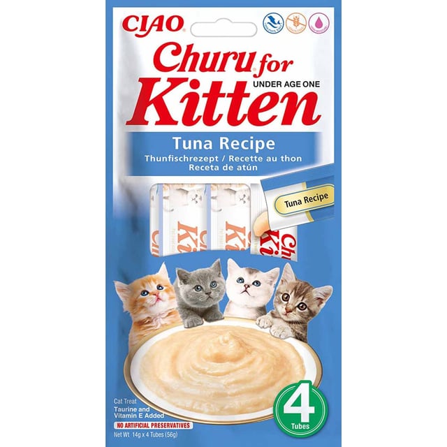 Churu Kitten Tuna 4 st under age 1
