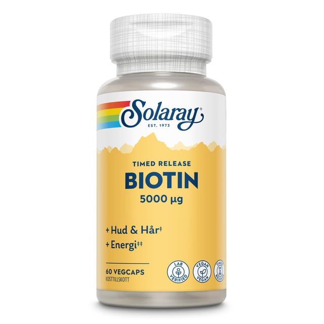 Solaray Biotin 60 kapslar