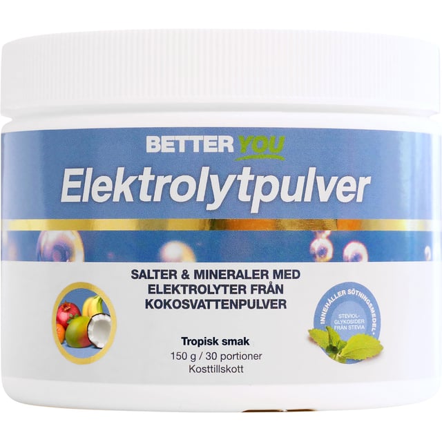 Better You Elektrolytpulver Tropisk 150g