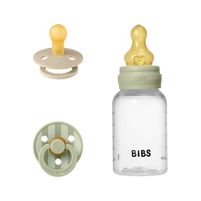 BIBS Gift Set Baby Sprinkle Sage 3 st