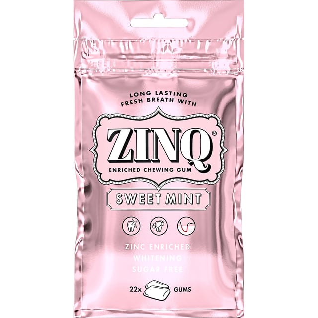 Zinq Sweetmint Tuggummi 22 st