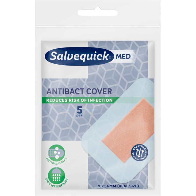 SalvequickMED Maxi Cover Antibact 5 st