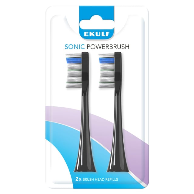 EKULF Sonic PowerBrush black refill