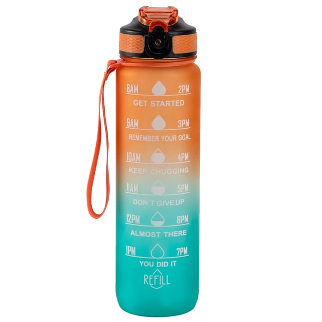 Sthlm Hydra Bottle Orange & Turkos 1 liter