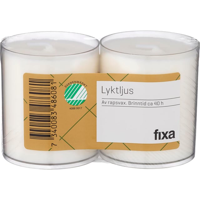 Fixa Lyktljus 2 st
