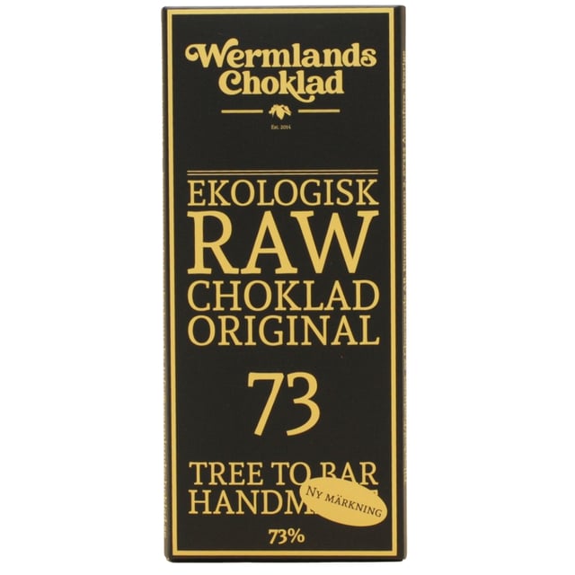 Wermlands Choklad Rawchoklad Original 73% 50 g