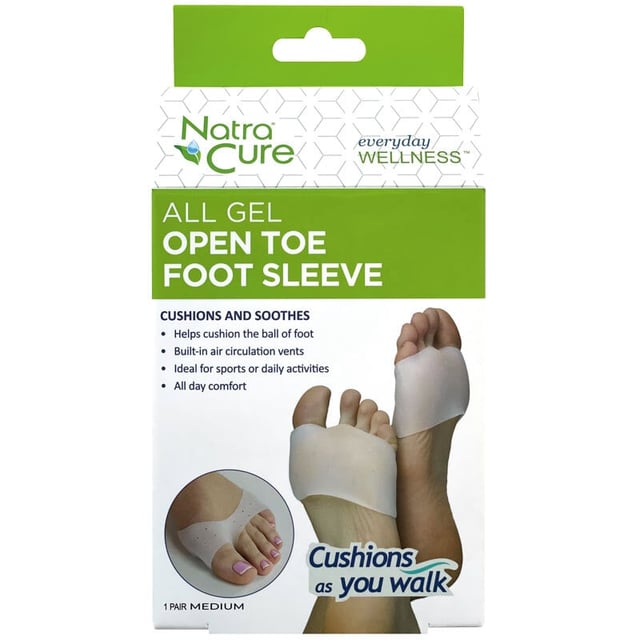 NatraCure Förfotsskydd med öppen tå M 1 par