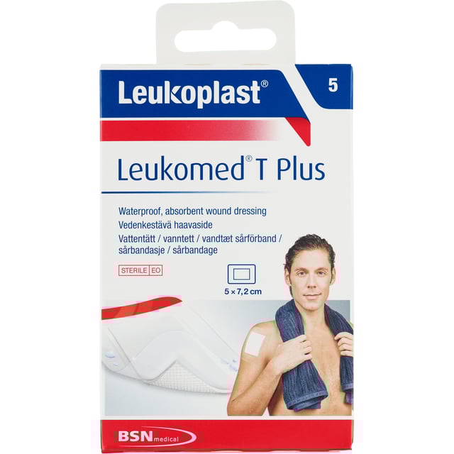 Leukoplast Leukomed T Plus Abs Sårförband 5x7,2 cm