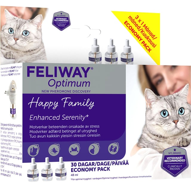 Feliway Optimum Refill 3 x 48 ml