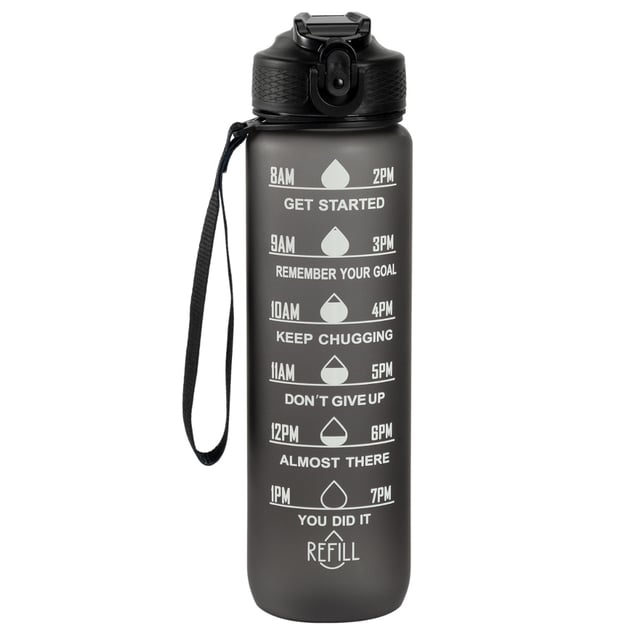 Sthlm Hydra Bottle Black 1 liter