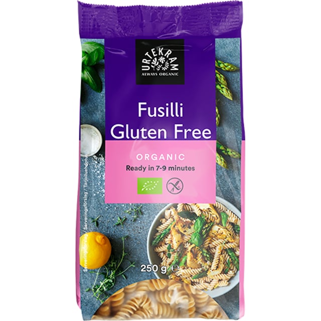 Urtekram Food Fusilli Glutenfri 250g