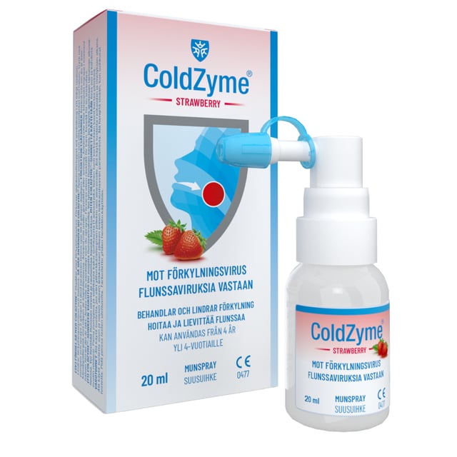 ColdZyme  Strawberry Munspray Mot Förkylning 20 ml