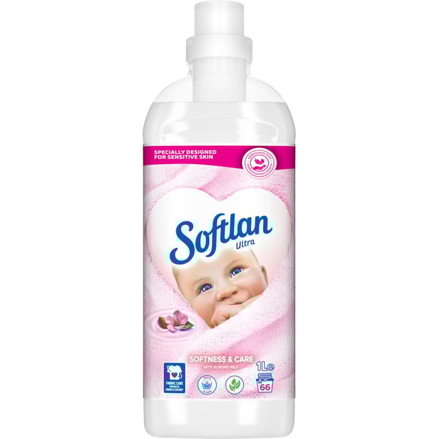 Softlan Sköljmedel Softness & Care 1 liter