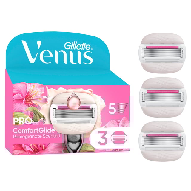 Gillette Venus Pro ComfortGlide & Olay Tropical rakblad 3 st