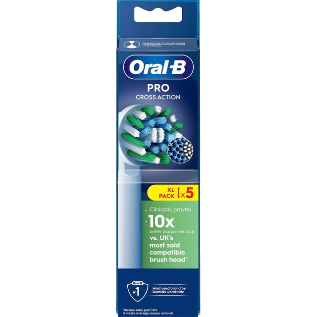 Oral-B Pro Cross Action borsthuvuden 5 st