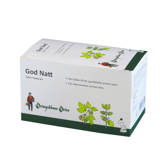 Örtagubbens Örter God Natt 20 Tepåsar