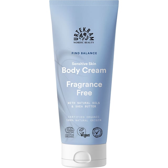 Urtekram Beauty Fragrance Free Sensitive Skin Body Cream 200 ml