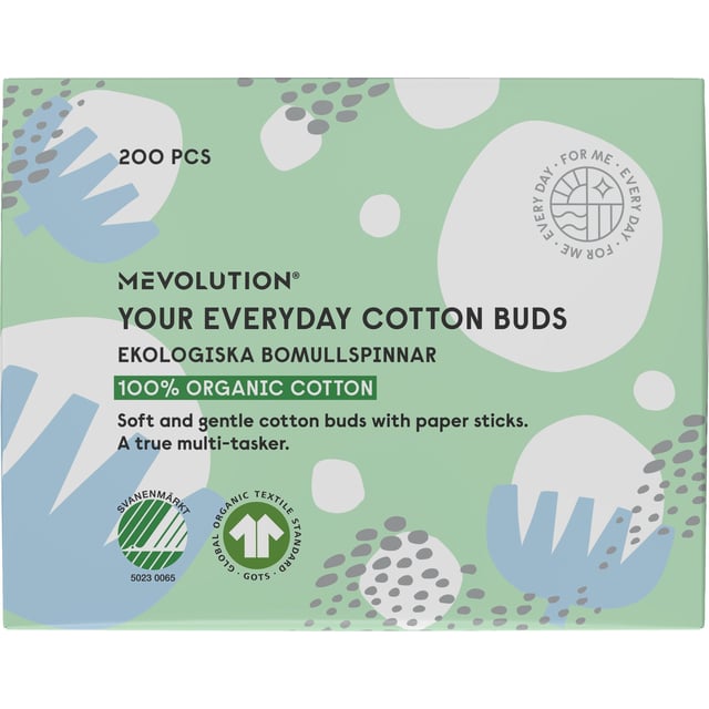 Mevolution Bomullspinnar 200 st
