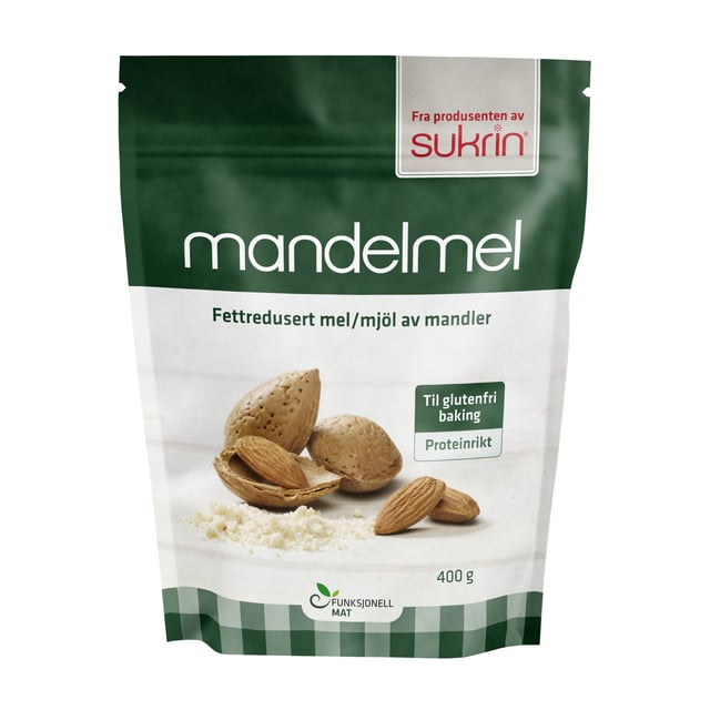 Sukrin Mandelmjöl fettreducerat 400 g