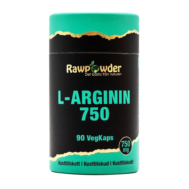Rawpowder L-Arginin 750 mg 90 kapslar
