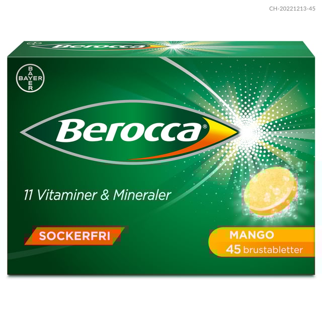 Berocca Energy Mango 45 brustabletter