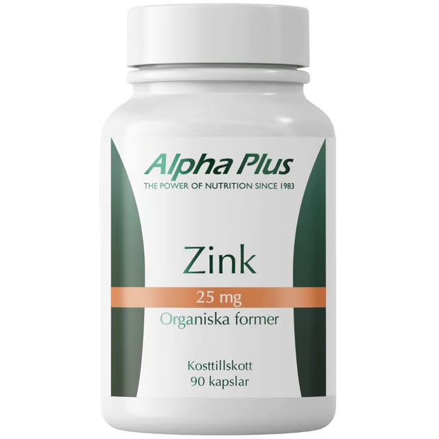 Alpha Plus Zink 25 mg 90kap