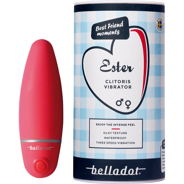Belladot Ester Klitorisvibrator Röd