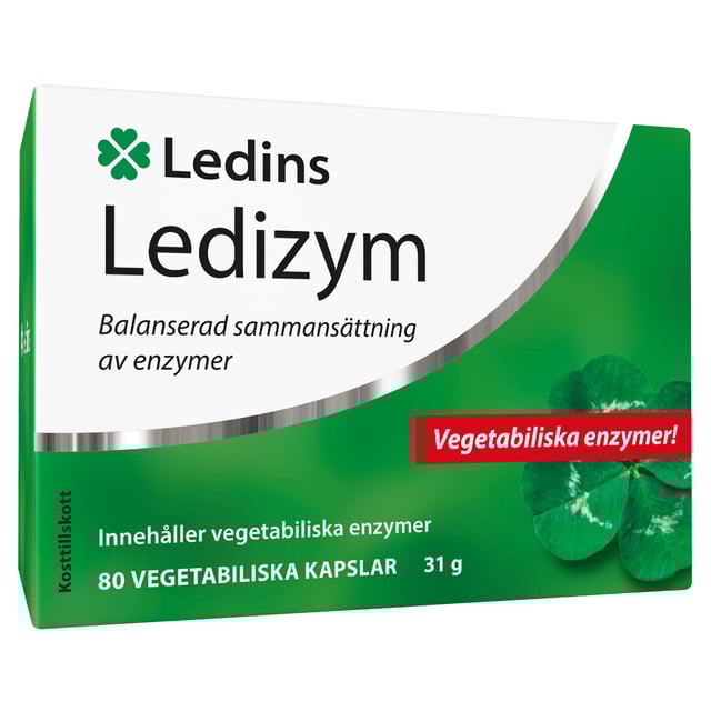 LEDINS Ledizym 80 tabletter