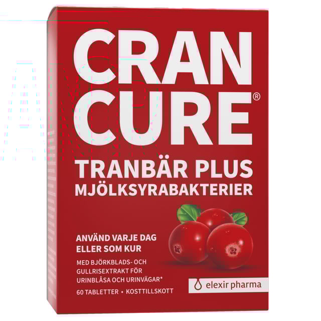 Elexir Pharma Cran Cure® 60 tabletter