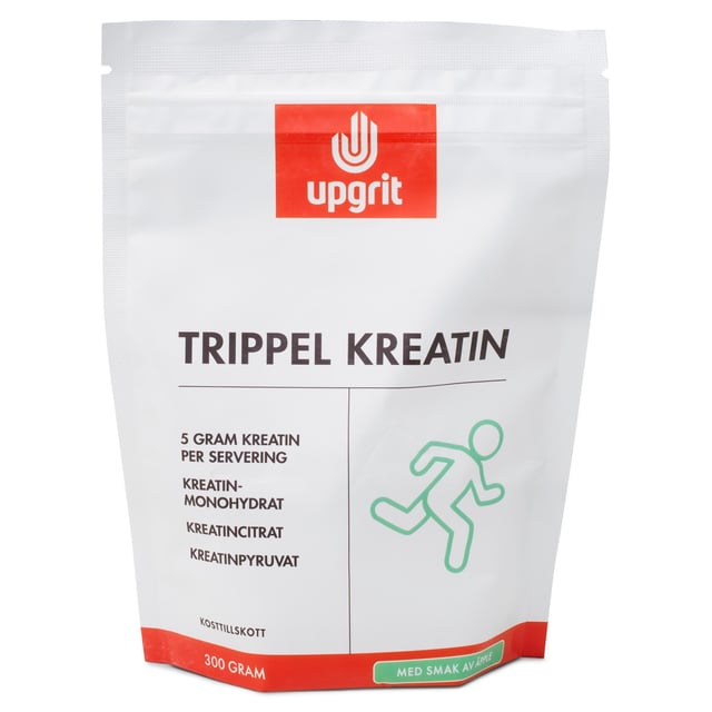 Upgrit Trippel Kreatin Äpple 300 gram