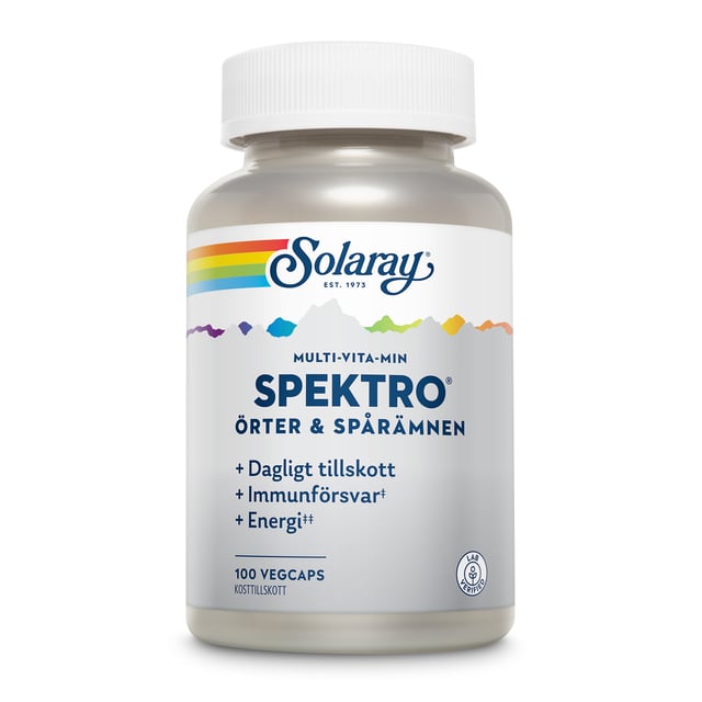 Solaray Spektro Multivitamin 100 kapslar