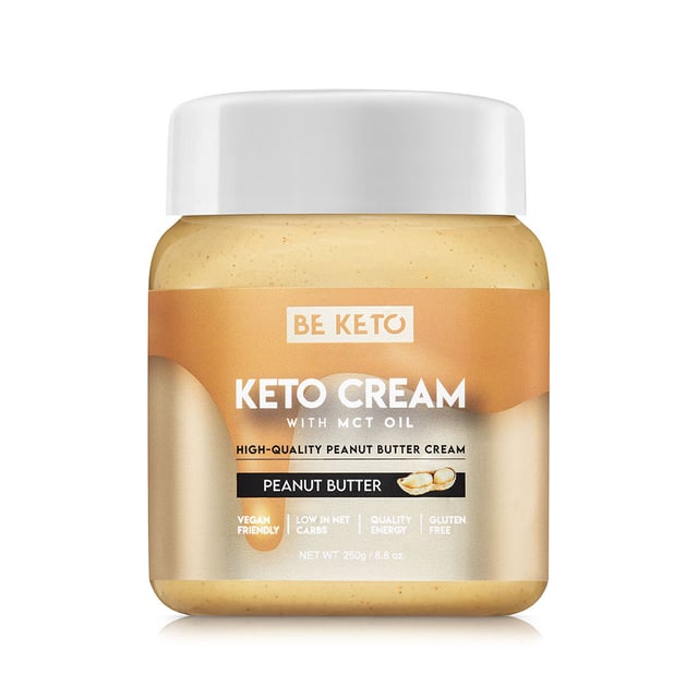BeKeto Cream Peanut Butter + MCT 250 g