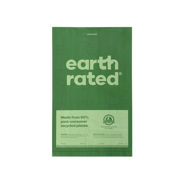 Earth Rated Hudbajspåsar Single Oparfymerade 300 st