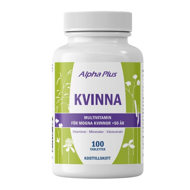 Alpha Plus Kvinna 100 tabletter