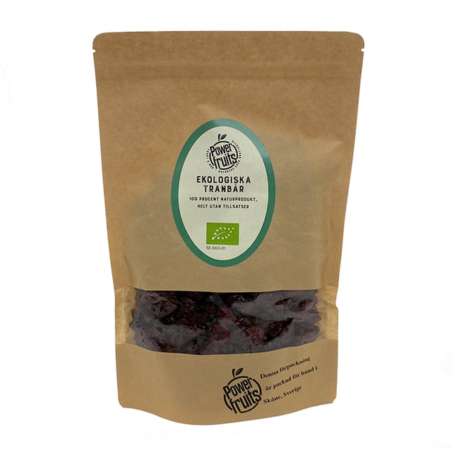 Powerfruits Tranbär 500 g EKO