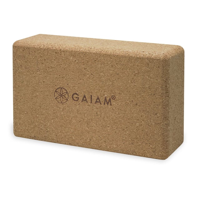 GAIAM Yoga Block Cork Brick
