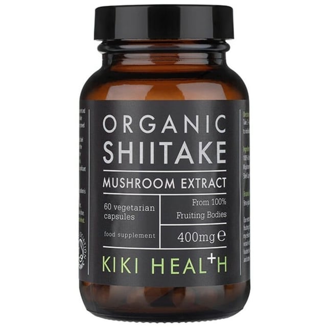 Kiki Health Organic Shiitake Extract Mushroom 60 kapslar