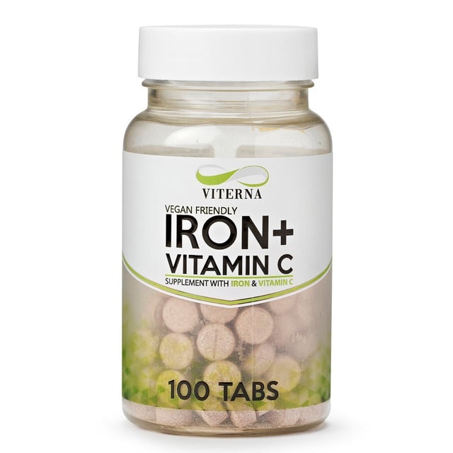 Viterna Vital Iron + Vitamin C 100 tabletter