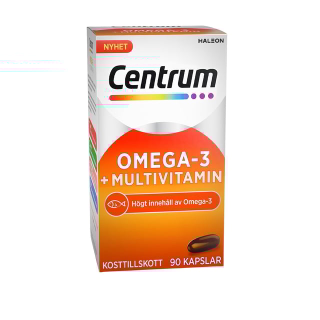 Centrum Omega-3 + Multivitamin 90 kapslar