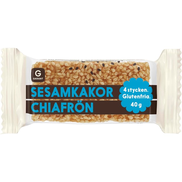 Garant Sesamkakor Chia 40g