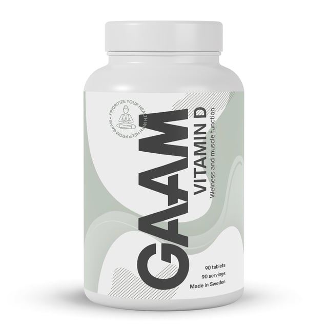 GAAM Vitamin-D 90 kapslar