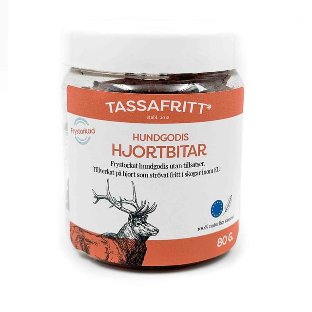 TassaFritt Frystorkad Hjort 80 g