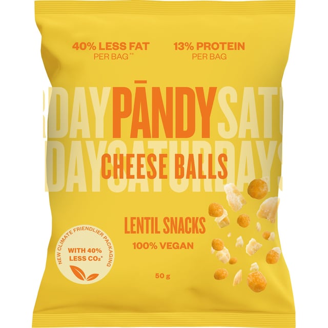 Pändy Lentil Cheese Balls 50g