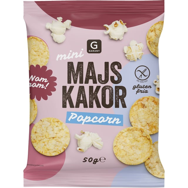 Garant Minimajskakor Popcorn 50 g