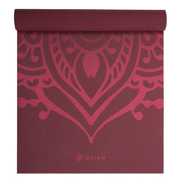 Gaiam Cherry Sundial Layers Yoga Mat Printed 5mm