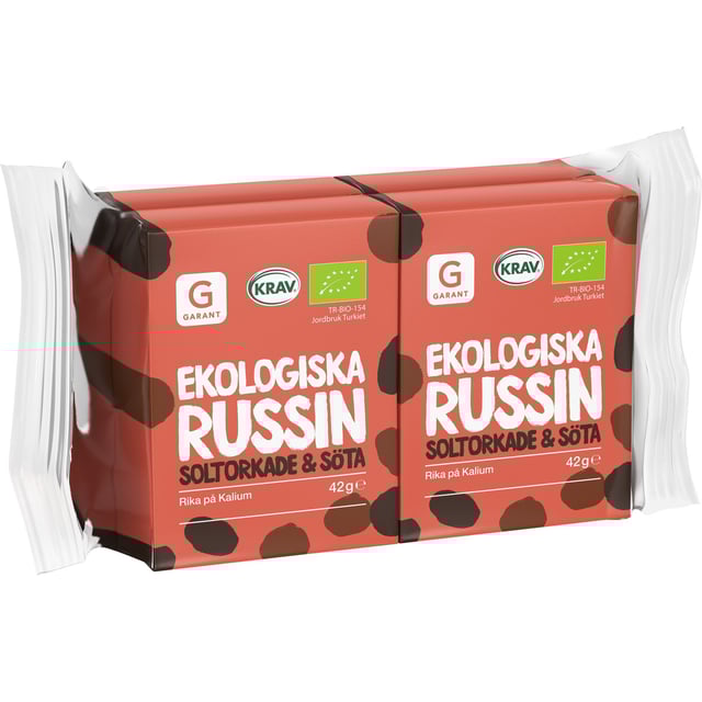 Garant Ekologiska Russin 4 x 42 g